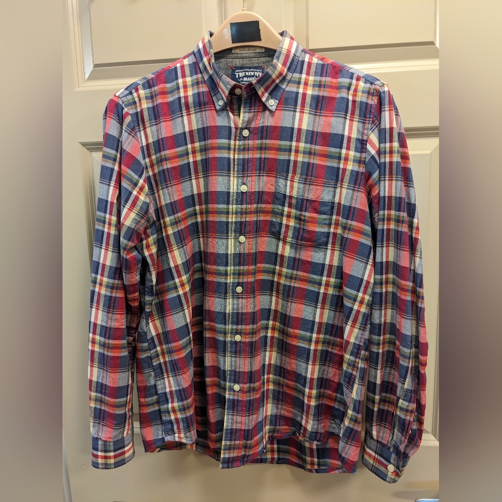The New Ivy Brand Vintage Classics -Authentic Indian Madras- size large